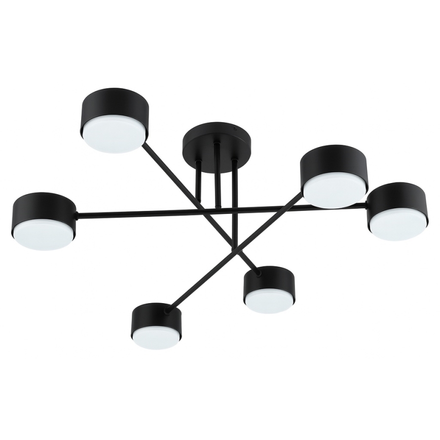 Brilagi - LED επιφανειακό φωτιστικό οροφής MONO 6xGX53/30W/230V μαύρο