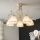 Brilagi - LED επιφανειακός πολυέλαιος ANTICO 5xE27/60W/230V 3000K λευκή πατίνα