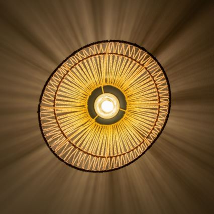 Brilagi - LED Επιφανειακός πολυέλαιος CERIA BOHO 1xE27/40W/230V Ø 30 cm καφέ