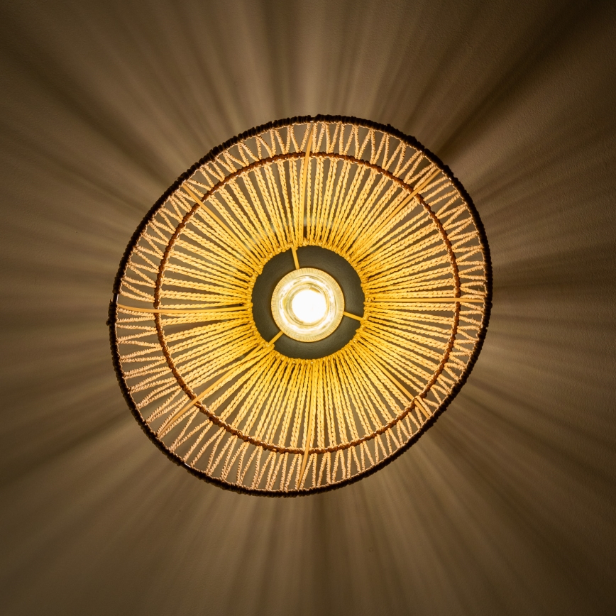 Brilagi - LED Επιφανειακός πολυέλαιος CERIA BOHO 1xE27/40W/230V Ø 30 cm καφέ