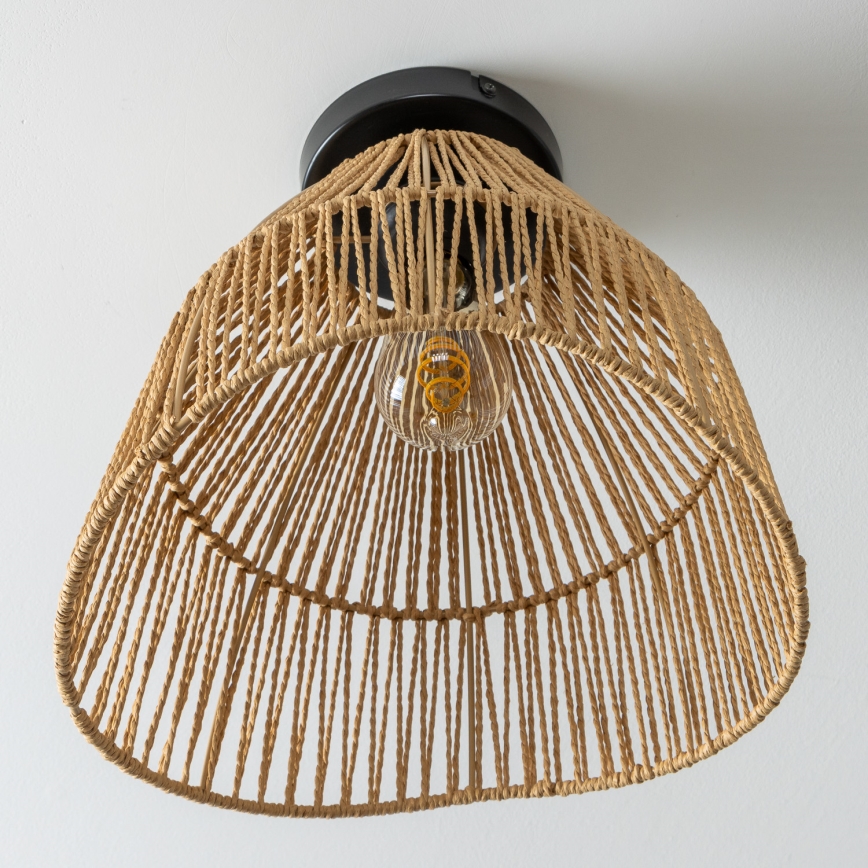 Brilagi - LED Επιφανειακός πολυέλαιος CERIA BOHO 1xE27/40W/230V Ø 30 cm καφέ