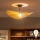 Brilagi - LED Επιφανειακός πολυέλαιος CERIA BOHO 1xE27/60W/230V Ø 60 εκ. μαύρο/μπεζ