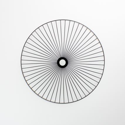 Brilagi - LED επιφανειακός πολυέλαιος CERIA WIRE 1xE27/40W/230V Ø 60 εκ. μαύρο/δρυς