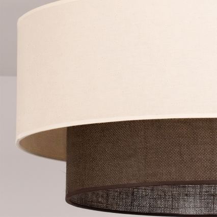 Brilagi - LED Επικαθήμενο Φωτιστικό Οροφής BOHO STYLE 3xE27/15W/230V διάμ. 60 cm κρεμ/καφέ