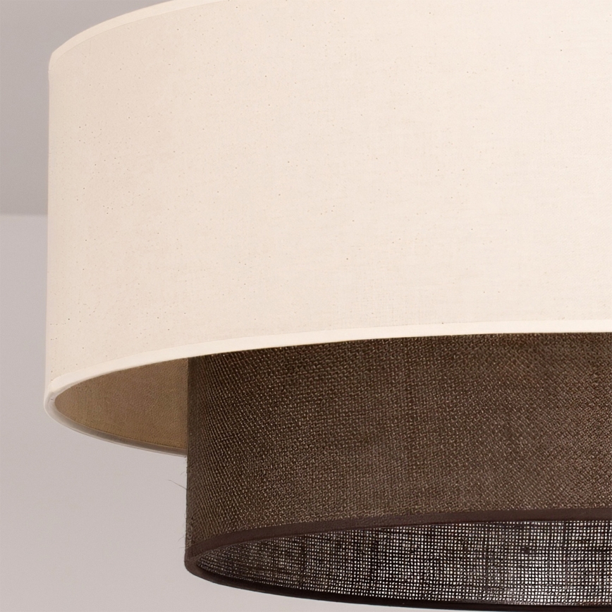 Brilagi - LED Επικαθήμενο Φωτιστικό Οροφής BOHO STYLE 3xE27/15W/230V διάμ. 60 cm κρεμ/καφέ