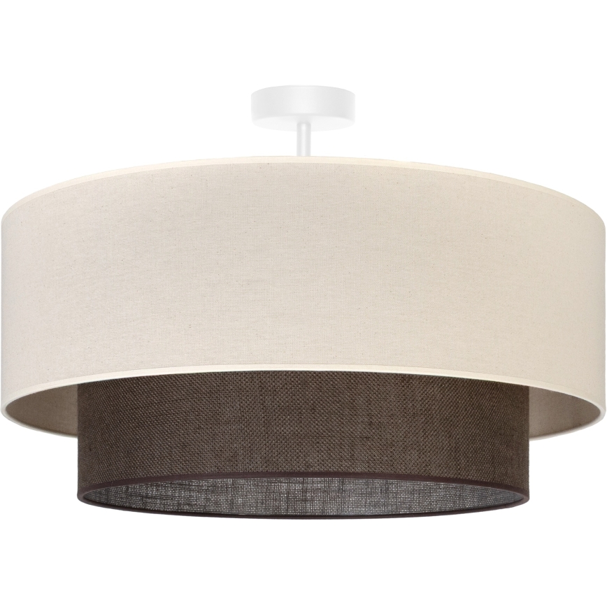 Brilagi - LED Επικαθήμενο Φωτιστικό Οροφής BOHO STYLE 3xE27/15W/230V διάμ. 60 cm κρεμ/καφέ