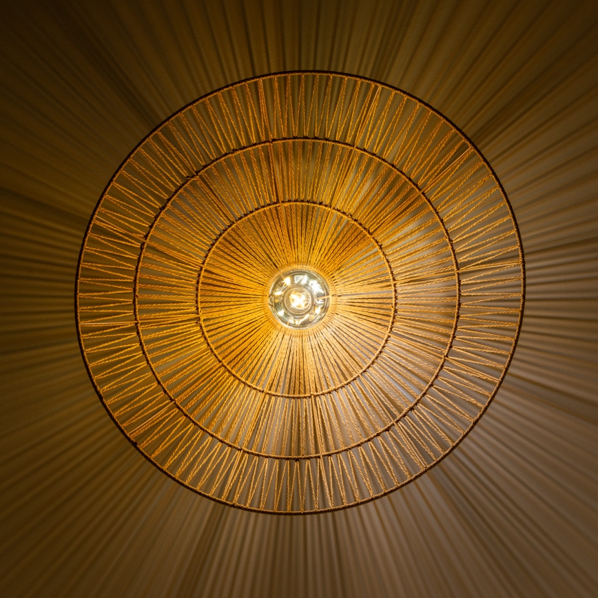 Brilagi - LED Επικαθήμενο Φωτιστικό Οροφής CERIA BOHO 1xE27/40W/230V Ø 70 εκ. καφέ