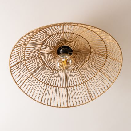 Brilagi - LED Επικαθήμενο Φωτιστικό Οροφής CERIA BOHO 1xE27/40W/230V Ø 70 εκ. καφέ