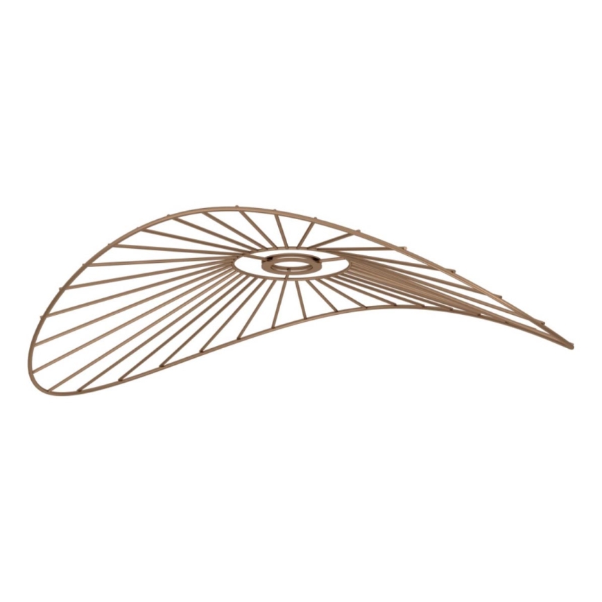 Brilagi - LED επικαθήμενο φωτιστικό οροφής CERIA WIRE 1xE27/40W/230V 40x56 cm μπρονζέ/δρυς