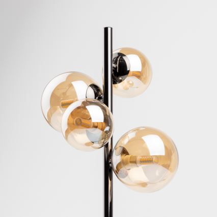 Brilagi - LED Επιτραπέζιο φωτιστικό MILLA 4xG9/3W/230V μαύρο χρώμιο/χρυσό