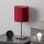 Brilagi - LED επιτραπέζιο φωτιστικό NUBILA 1xE27/60W/230V πομπηϊκό κόκκινο