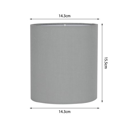 Brilagi - Επιτοίχιο ευέλικτο φωτιστικό LED NUBILA 1xE27/25W/230V + LED/3W ματ χρώμιο/ανοιχτό γκρι