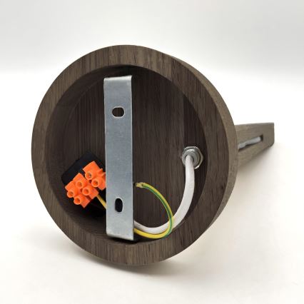 Brilagi - LED Επιτοίχιο φωτιστικό ANTHONY 1xE14/40W/230V δρυς καρυδιά/μπεζ