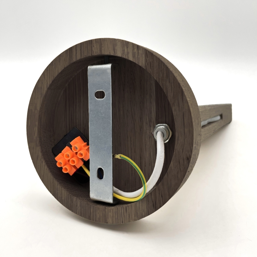 Brilagi - LED Επιτοίχιο φωτιστικό ANTHONY 1xE14/40W/230V δρυς καρυδιά/λευκό