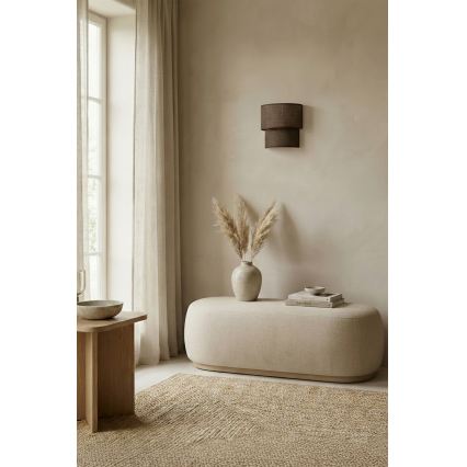 Brilagi - LED επιτοίχιο φωτιστικό BOHO ECO 1xE27/10W/230V καφέ
