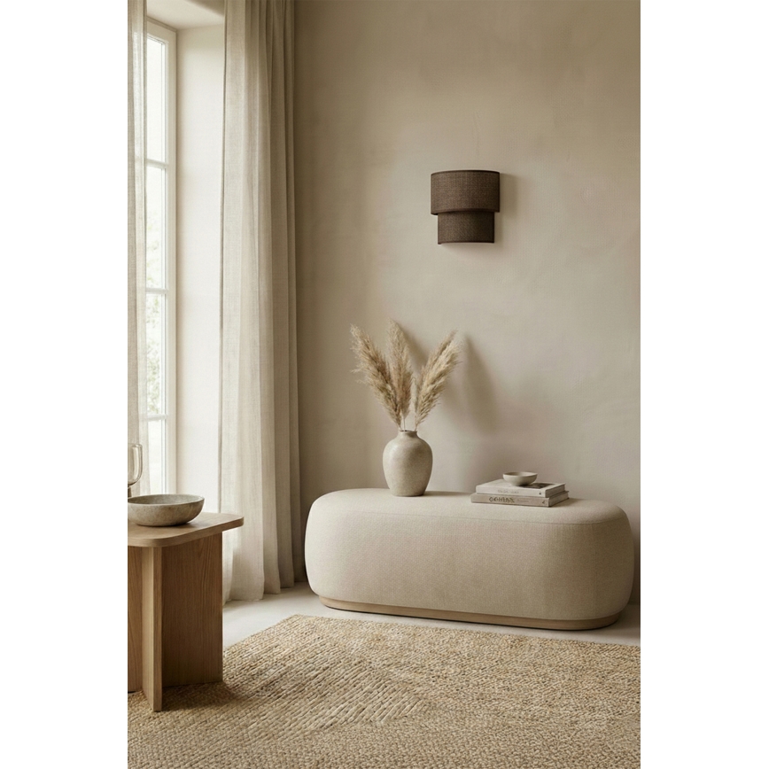 Brilagi - LED επιτοίχιο φωτιστικό BOHO ECO 1xE27/10W/230V καφέ