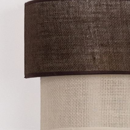 Brilagi - LED Επιτοίχιο Φωτιστικό BOHO ECO 1xE27/10W/230V καφέ/κρεμ