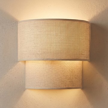 Brilagi - LED Επιτοίχιο φωτιστικό BOHO ECO 1xE27/10W/230V κρεμ