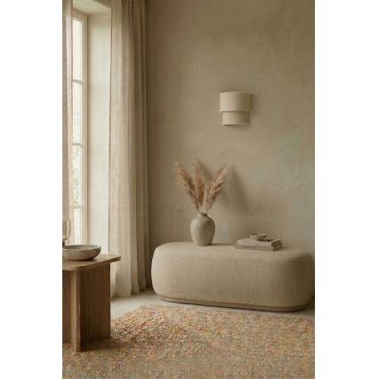 Brilagi - LED Επιτοίχιο φωτιστικό BOHO ECO 1xE27/10W/230V κρεμ