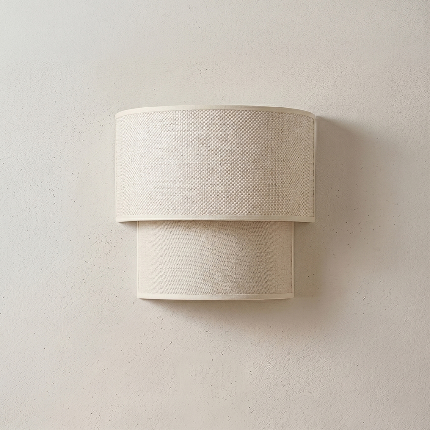 Brilagi - LED Επιτοίχιο φωτιστικό BOHO ECO 1xE27/10W/230V κρεμ
