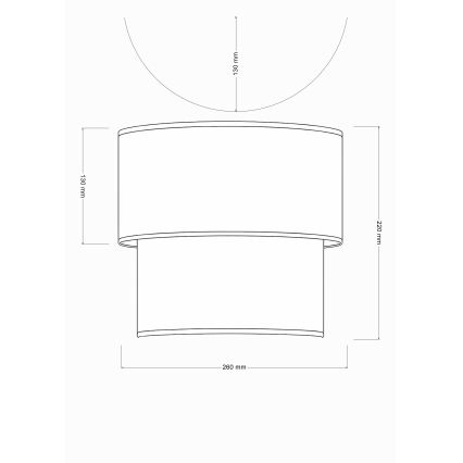 Brilagi - LED Επιτοίχιο φωτιστικό BOHO ECO 1xE27/10W/230V μπεζ/εκρού