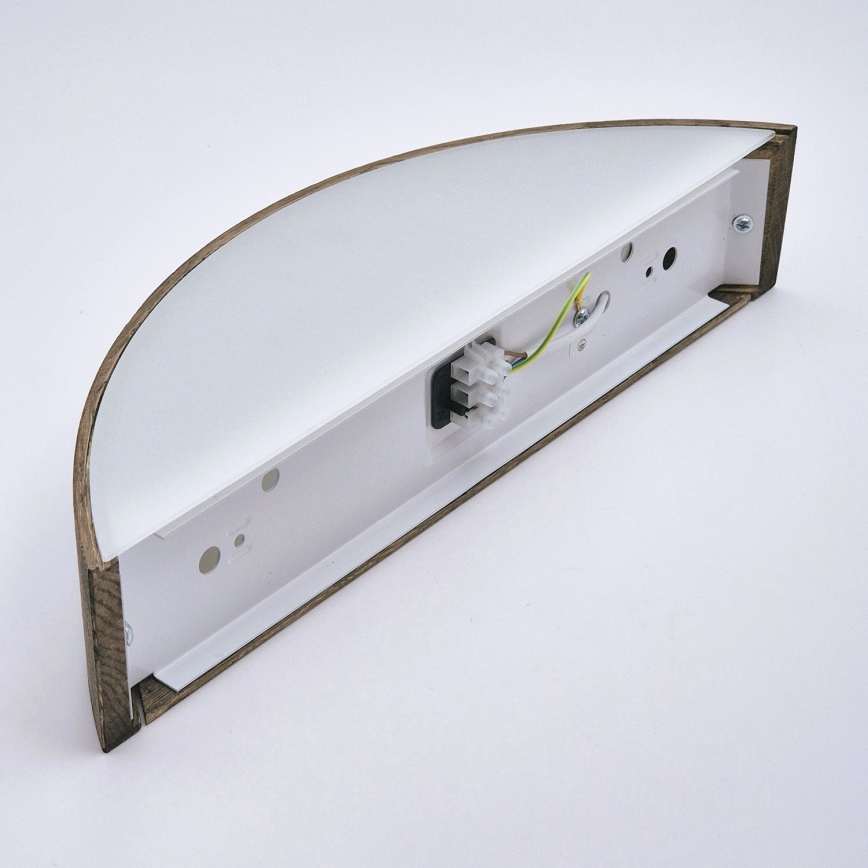 Brilagi - LED επιτοίχιο φωτιστικό CARVALHO 1xE27/15W/230V σε χρώμα δρυός/καρυδιάς