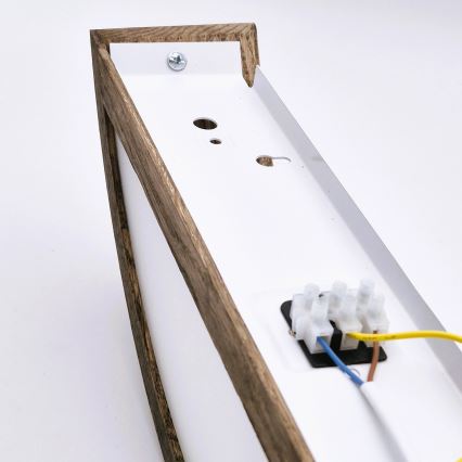 Brilagi - LED επιτοίχιο φωτιστικό CARVALHO 1xE27/15W/230V σε χρώμα δρυός/καρυδιάς