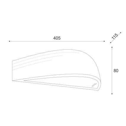 Brilagi - LED Επιτοίχιο φωτιστικό CARVALHO 1xE27/60W/230V δρυς