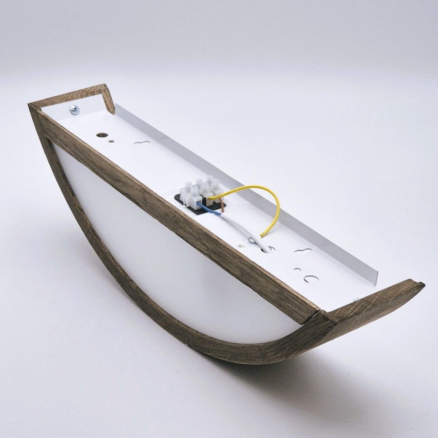 Brilagi - LED Επιτοίχιο φωτιστικό CARVALHO 1xE27/60W/230V δρυς καρυδιά