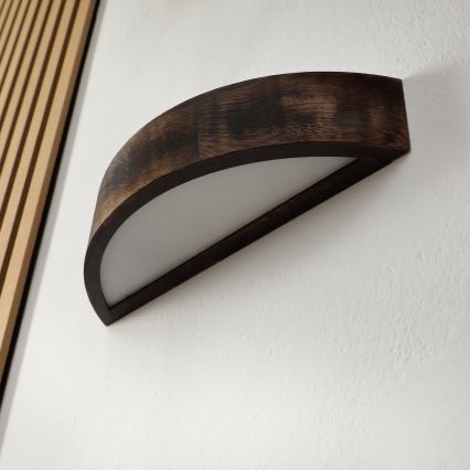 Brilagi - LED Επιτοίχιο φωτιστικό CARVALHO SMOKEY 1xE27/60W/230V δρυς