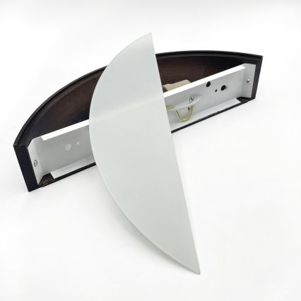 Brilagi - LED Επιτοίχιο φωτιστικό CARVALHO SMOKEY 1xE27/60W/230V δρυς