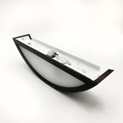 Brilagi - LED Επιτοίχιο φωτιστικό CARVALHO SMOKEY 1xE27/60W/230V δρυς