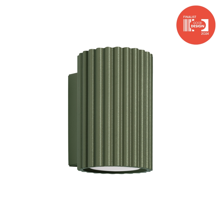 Brilagi - LED επιτοίχιο φωτιστικό CRESTO 1xGU10/10W/230V 10 cm πράσινο