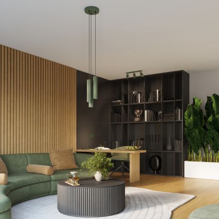 Brilagi - LED επιτοίχιο φωτιστικό CRESTO 1xGU10/10W/230V 10 cm πράσινο