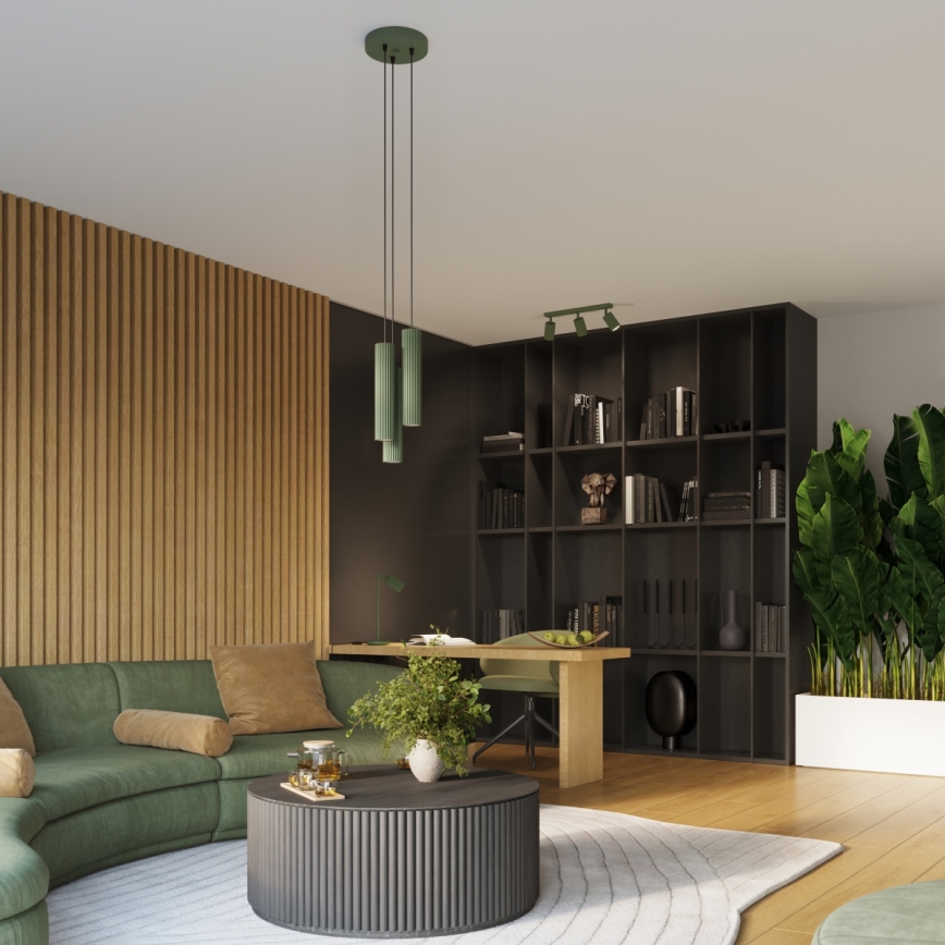 Brilagi - LED επιτοίχιο φωτιστικό CRESTO 1xGU10/10W/230V 10 cm πράσινο