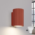 BRILAGI - LED επιτοίχιο φωτιστικό CRESTO 1xGU10/10W/230V 10 cm πορτοκαλί