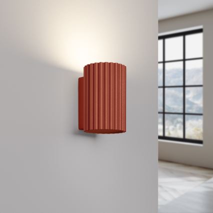 BRILAGI - LED επιτοίχιο φωτιστικό CRESTO 1xGU10/10W/230V 10 cm πορτοκαλί