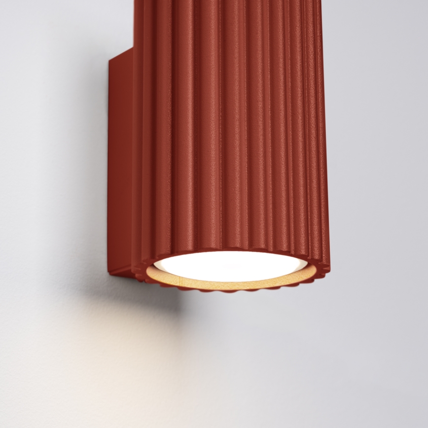 BRILAGI - LED επιτοίχιο φωτιστικό CRESTO 1xGU10/10W/230V 10 cm πορτοκαλί
