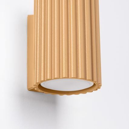 Brilagi - LED Επιτοίχιο φωτιστικό CRESTO 1xGU10/10W/230V 10 cm χρυσό