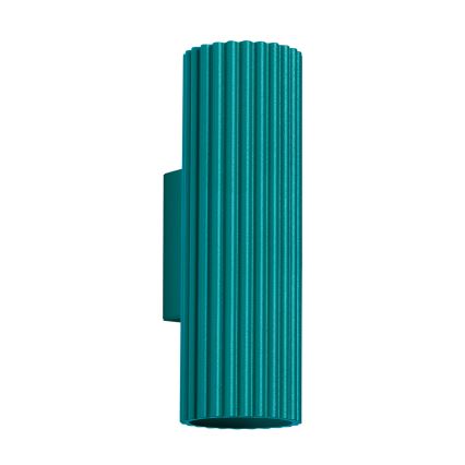 Brilagi - LED επιτοίχιο φωτιστικό CRESTO 2xGU10/10W/230V 20 cm τουρκουάζ