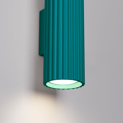 Brilagi - LED επιτοίχιο φωτιστικό CRESTO 2xGU10/10W/230V 20 cm τουρκουάζ