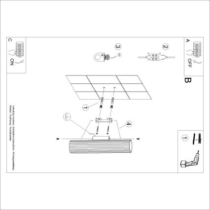 Brilagi - LED επιτοίχιο φωτιστικό CRESTO 2xGU10/10W/230V 30 cm κόκκινο