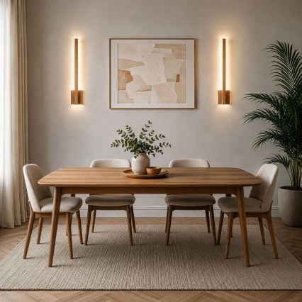 BRILAGI - LED Επιτοίχιο φωτιστικό GARDALINE LED/90W/230V 100 cm δρυς