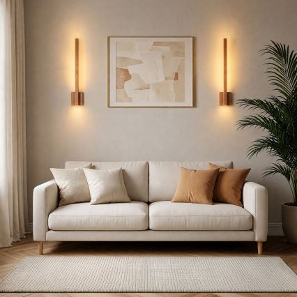 BRILAGI - LED Επιτοίχιο φωτιστικό GARDALINE LED/90W/230V 100 cm δρυς