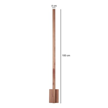 BRILAGI - LED Επιτοίχιο φωτιστικό GARDALINE LED/90W/230V 100 cm δρυς