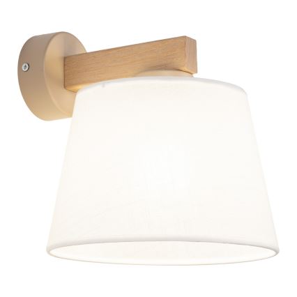 BRILAGI - LED Επιτοίχιο φωτιστικό LATTE SABIA 1xE27/15W/230V πεύκο/λευκό