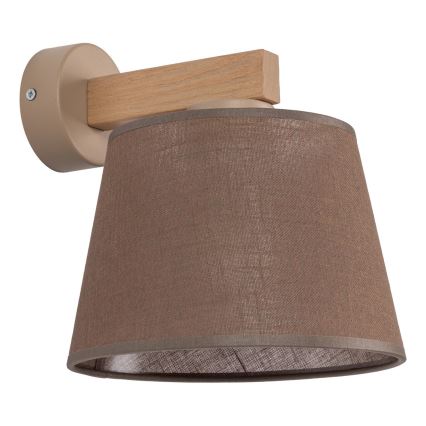 BRILAGI - LED Επιτοίχιο φωτιστικό LATTE SABIA 1xE27/15W/230V πεύκο/καφέ
