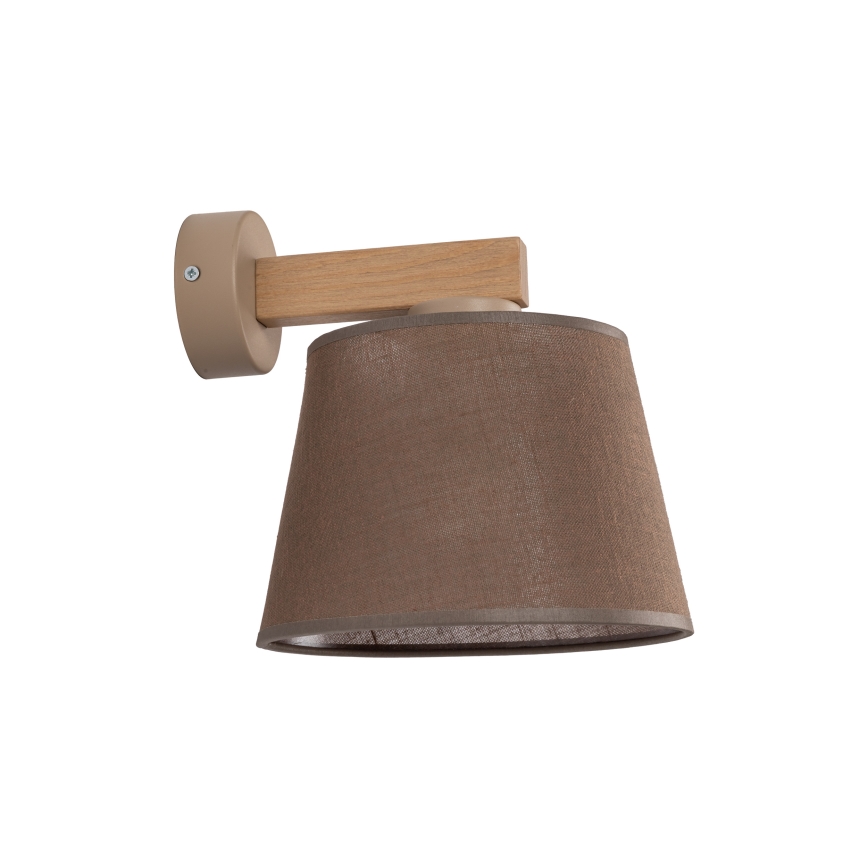 BRILAGI - LED Επιτοίχιο φωτιστικό LATTE SABIA 1xE27/15W/230V πεύκο/καφέ