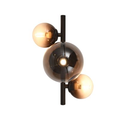 Brilagi - LED Επιτοίχιο Φωτιστικό MILLA 3xG9/3W/230V καφέ/καπνιστό καφέ