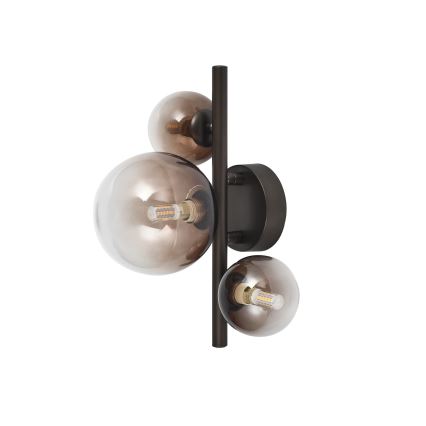 Brilagi - LED Επιτοίχιο Φωτιστικό MILLA 3xG9/3W/230V καφέ/καπνιστό καφέ